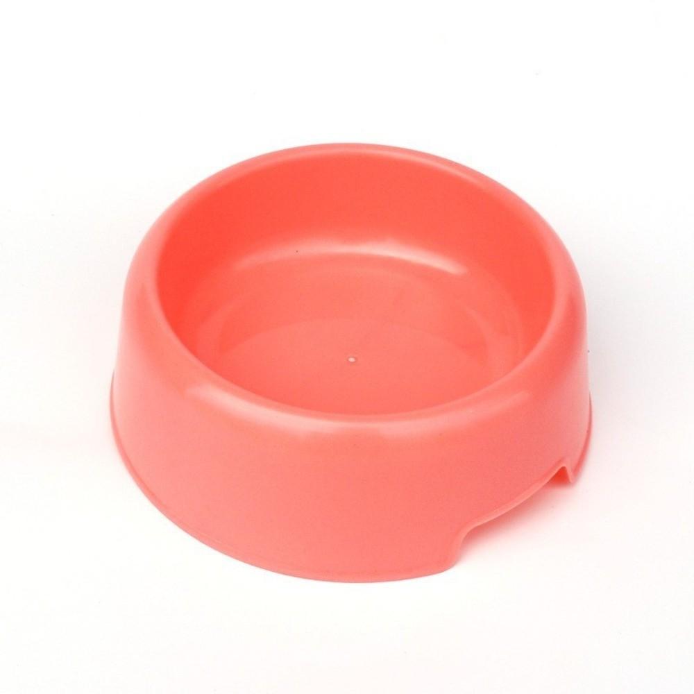 Plastic Cat Bowl Round Shape Cat Plates New Cat Food Bowl Pet Feeding