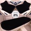 Universal Plush Car Seat Cushion - Thick, Warm, Non-Slip Rabbit Hair for Autumn & Winter