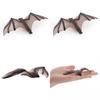 Halloween Bat Figure Pvc Plastic Static Model For Festive Scene Setting