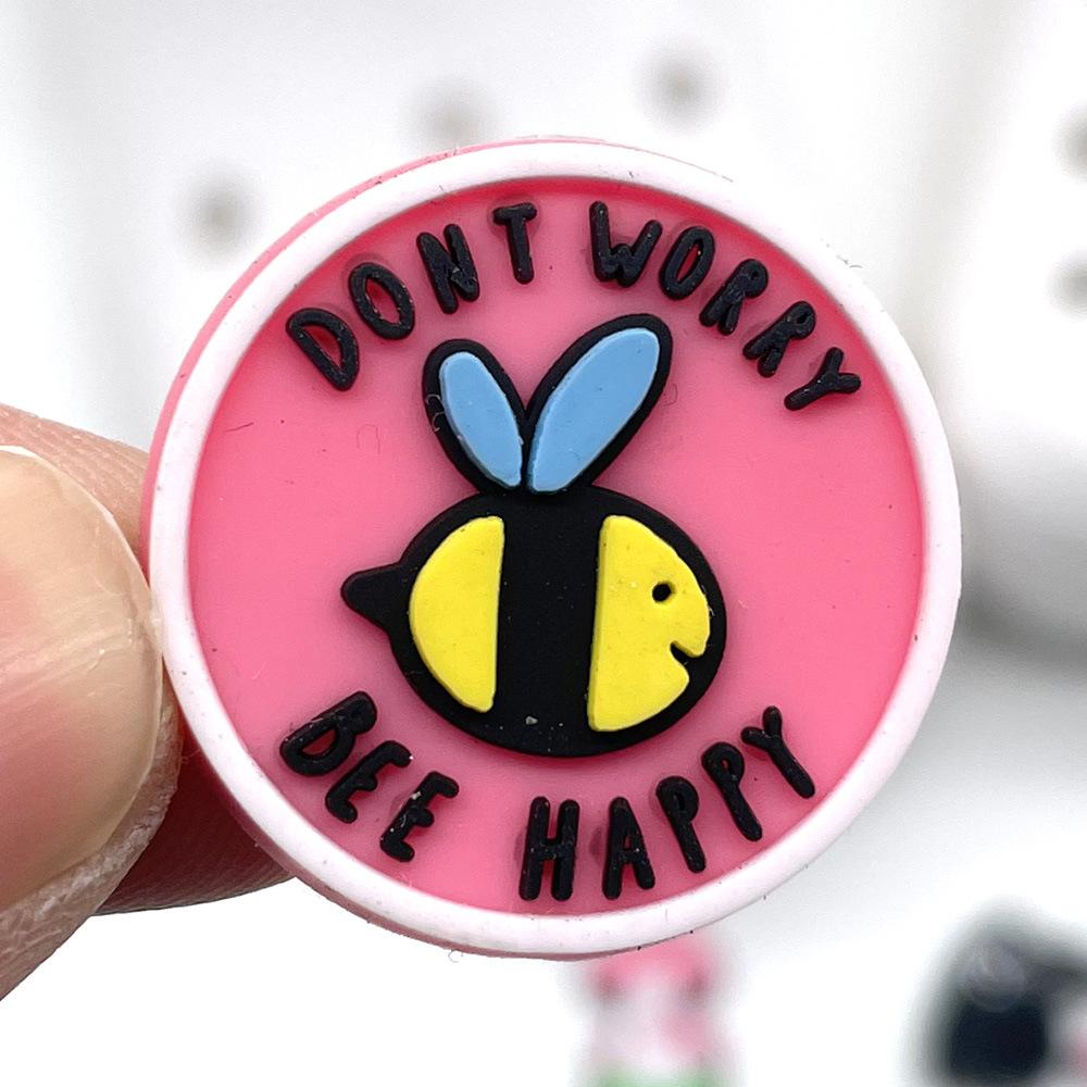 Shoe Charms Accessories Decoration Cute Pink Hole Shoes Flower Shoe Buckle PVC Soft Plastic Cartoon Detachable Match 1pcs