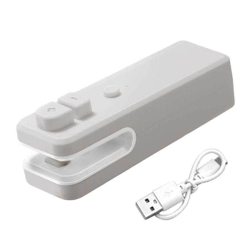 Portable USB Charged Bag Sealer Reliable Miniature Sealer USB Rechargeable Bag Sealer for Frequent Sealing Tasks