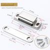 Zinc Zinc Zinc Alloy Cabinet Door Catch Cassette Magnetic Magnetic Suction Lock  Bedroom Cabinet