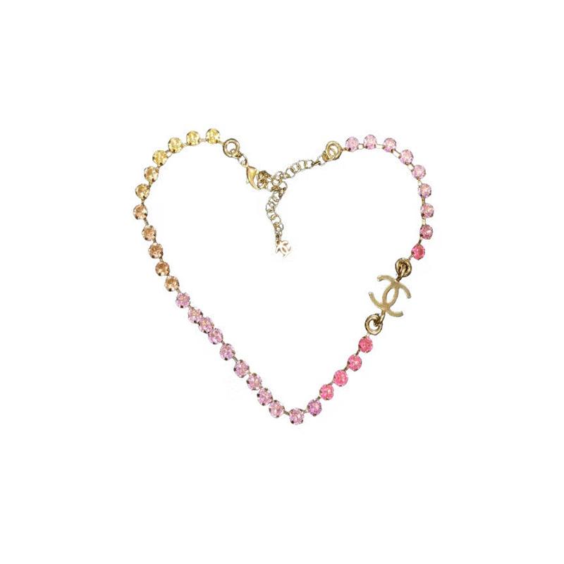 

CHANEL Double C Logo - Necklace Women s Multicolor чорний