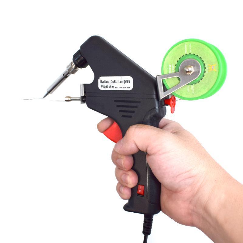 80W Constant Temp Electric Soldering Iron Set for Household Electrical Repair
