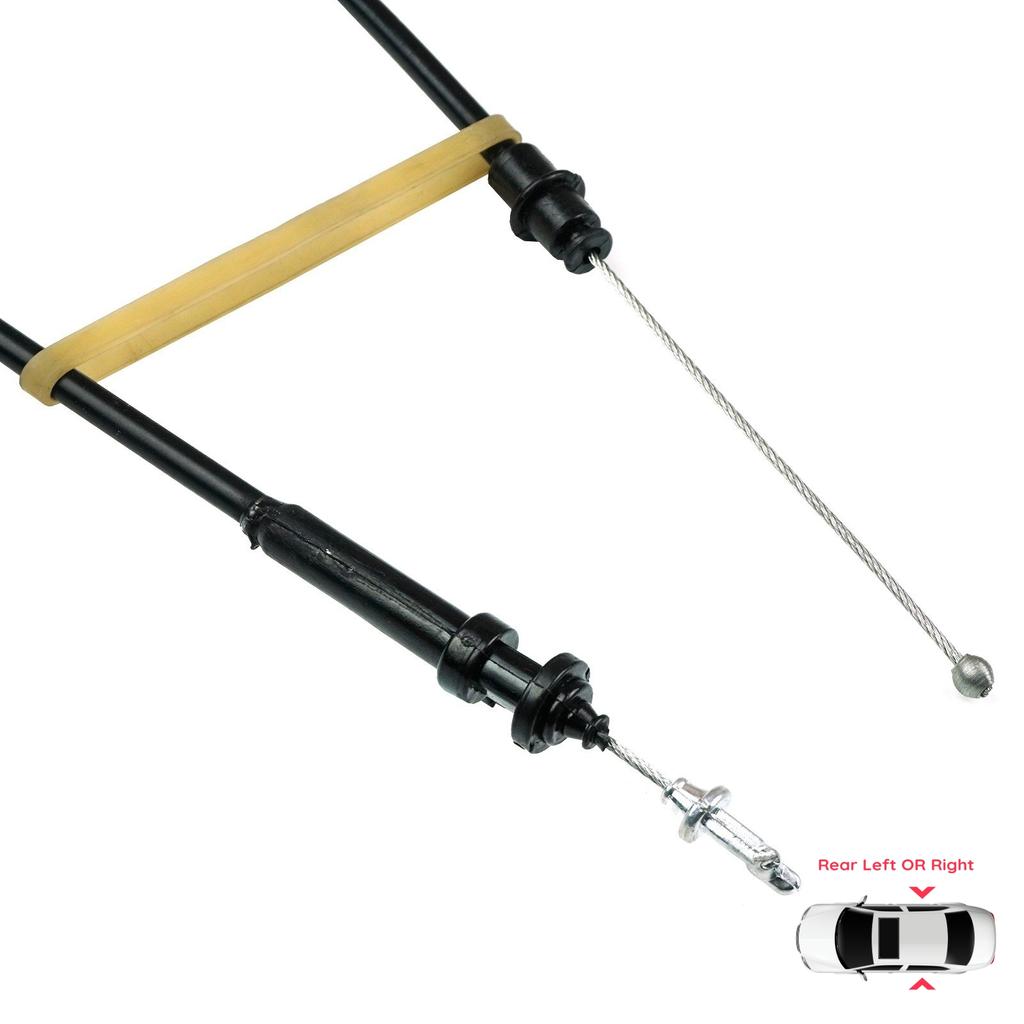 EDP665 Système de verrouillage de déverrouillage de porte extérieure Loquet Câble Bowden Porte arrière pour VW Passat B6 B7 2005-2015 CC 3C0837017B