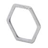 30Pcs   Shaped Hollow Resin Frame Stainless Steel Open Bezel Hollow Pendants Mold for