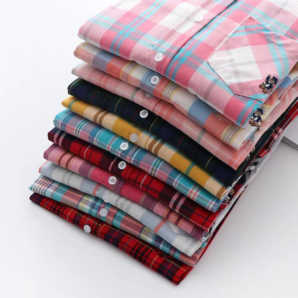 Karopullover Damen Frühling und Herbst Neu Koreanische Version Locker Langarm Retro Hongkong-Stil Ausländischer Stil Studenten Unterhemd