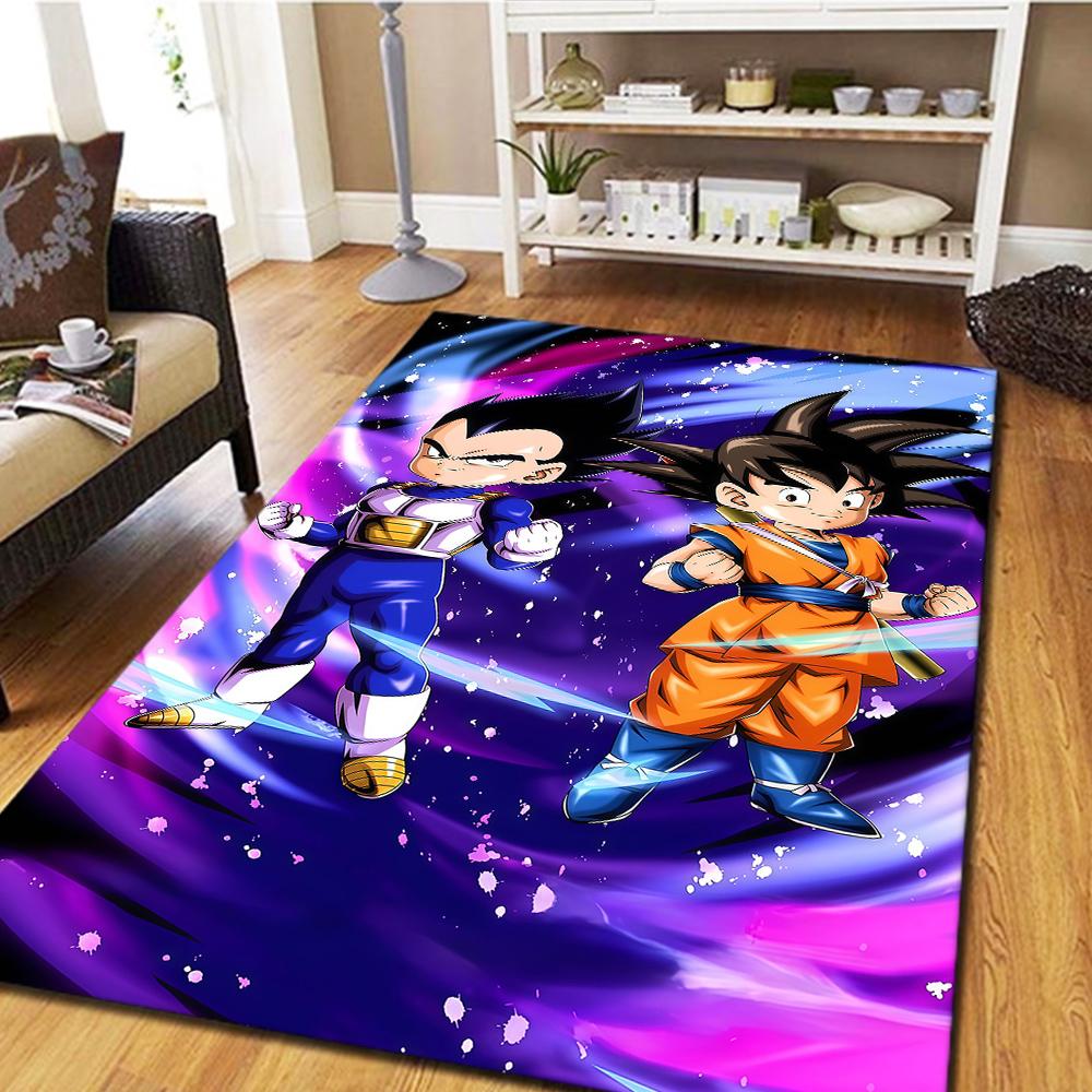 

Son Goku Anime Carpet, Cool Movie Home Decor Mat, Digital Print Bedroom Floor Rug, Living Room -HYQ28 60x90cm