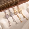 Luxurious Zirconia Tassel Stud Earrings: Elegant, High-End Accessory for Women