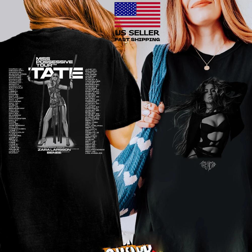 Tate McRae 2025 Concert Shirt Miss Possessive Tour Fan Gift, Faship Unisex T-Shirt XXL