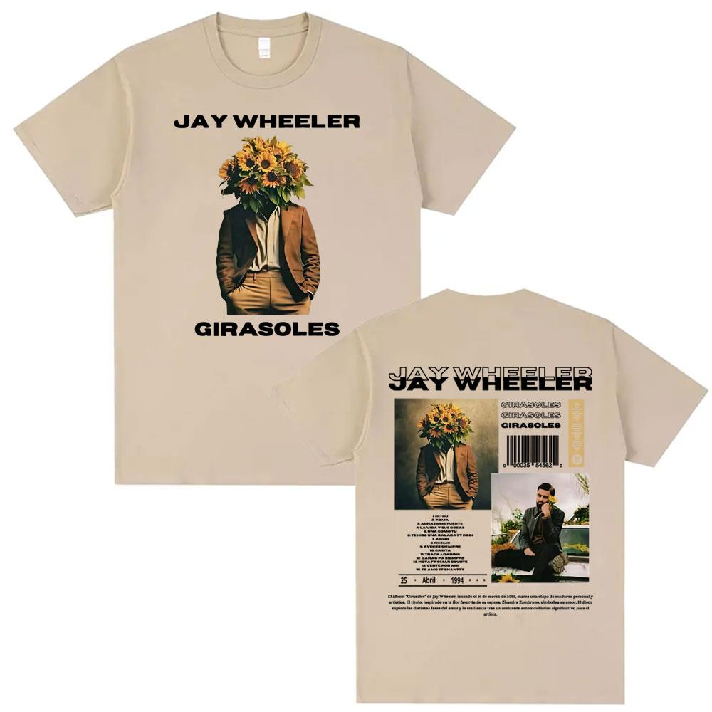 

Rapper Jay Wheeler Girasoles Tour Graphic Tshirts for Men Women Summer Style High Street Tshirt 100 Cotton Oversized T Shirt 4XL
