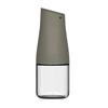 Zuutii 170ml Drip-Free Soy Sauce Dispenser, Dishwasher Safe, with Auto-Open Lid, Mini Glass Container for Oil, Other Condiments, and Gifts, Dark Gray
