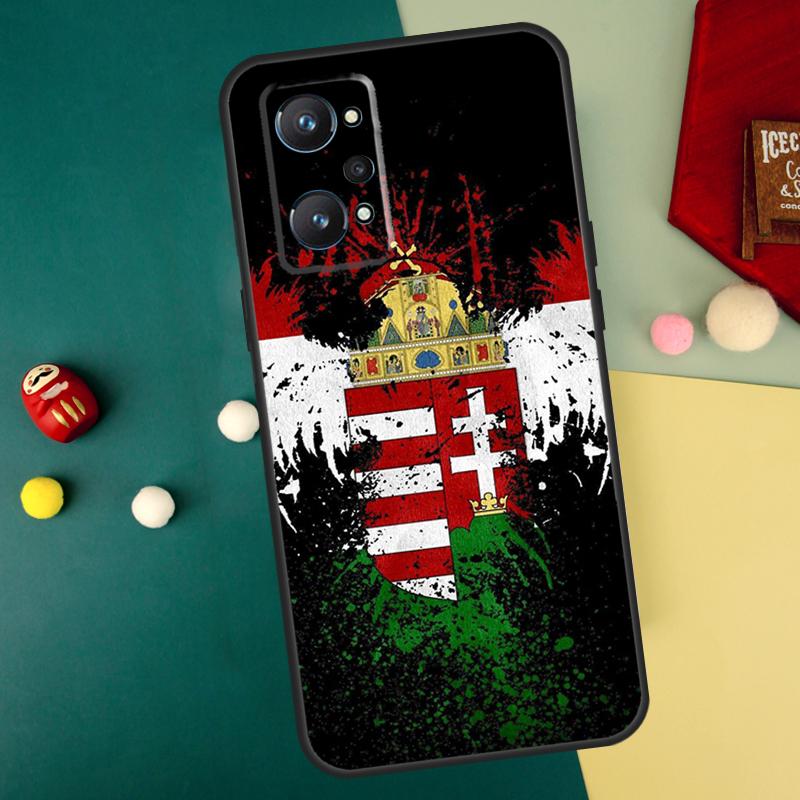 Hungary Flag For Realme 15 Pro GT7 C55 C71 C53 C67 C75 C61 C33 C63 C51 C65 10 11 12 13 14 Pro Plus Case