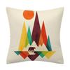 45*45cm Creative Color Geometric Design Pattern Cushion Cover Sofa Office Seat Car Waist    Home Decoration