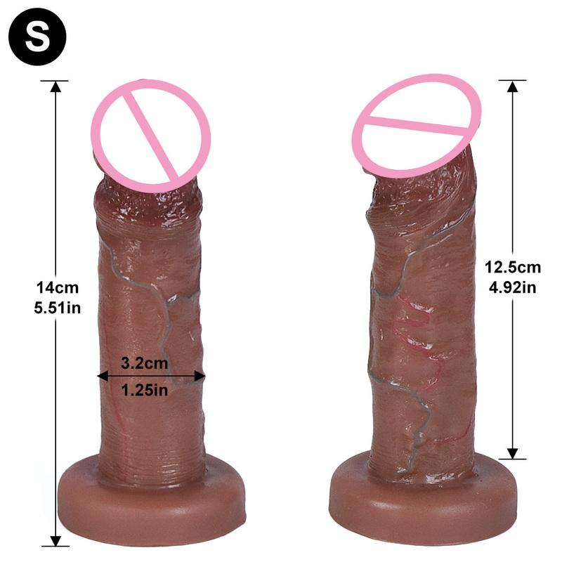 Realistic Dildo Silicone Soft Huge Adults Sex Toy for Women Suction Cup Big Dick Anal Plug Vaginal Small Penis Masturbators Gift