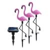 1/3Pcs Flamingo Solar Lamps Automatic Charging IP65 Waterproof Easy to Install Landscape Solar Lights Outdoor Garden Decorations