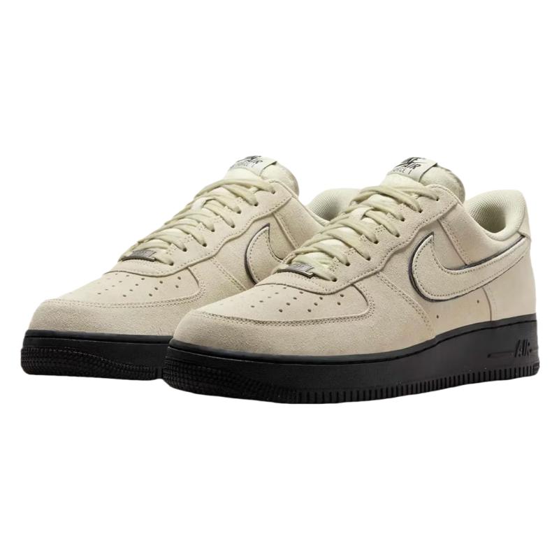 Nike Air Force 1 07 LV8 Semišové Pánské Tenisky Světle Khaki Krémová Černá HQ1966-200