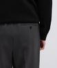 MUSINSA STANDARD Real Wide Hidden Banding Slacks [Gunmetal]