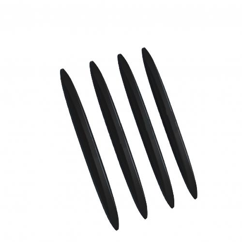 4pcs Car Door Protector Black White Clolor Auto Edge Corner Guard Protective Bumper Sticker Vehicle Door Protector Accessory