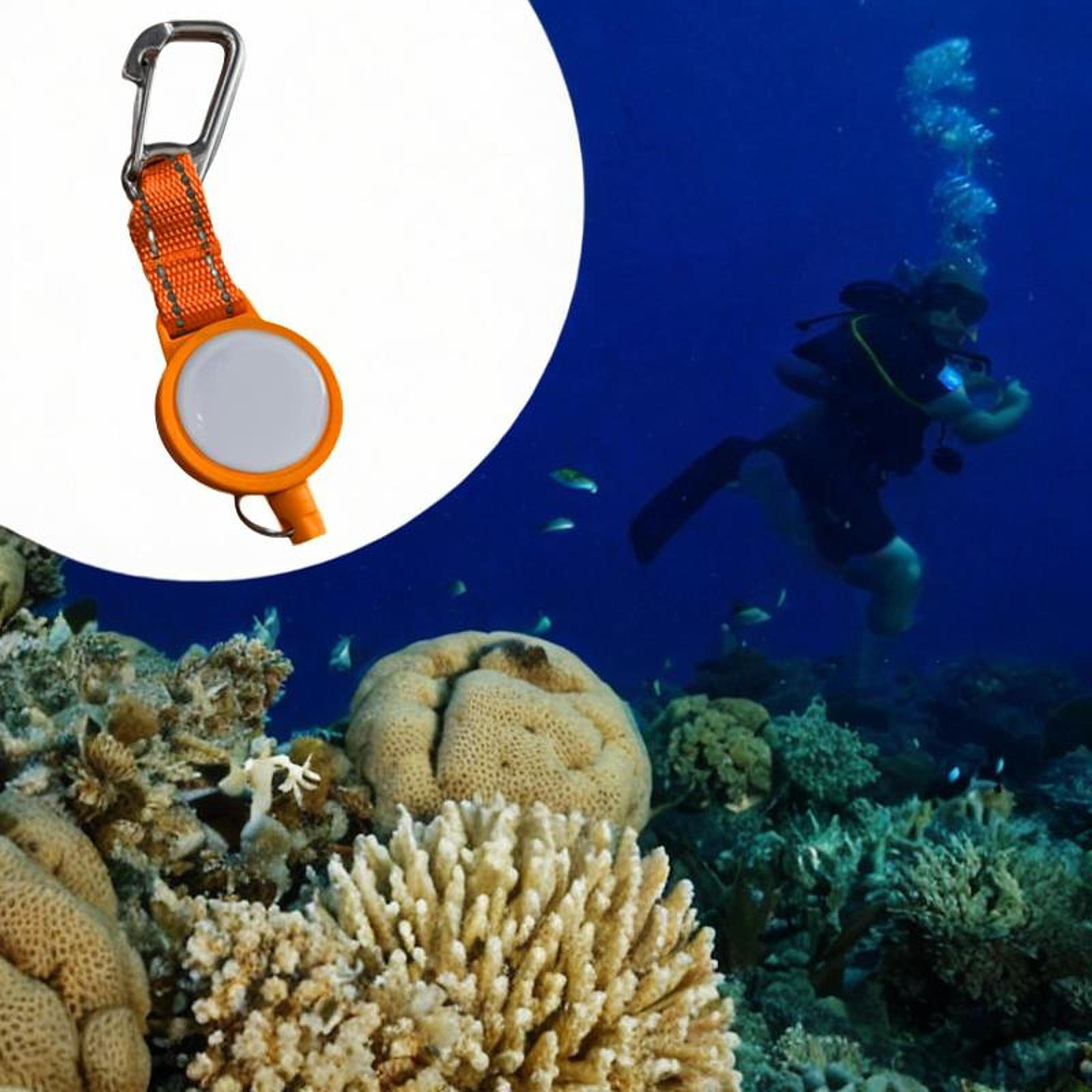 

Удлинитель для водолазного снаряжения с быстросъемным шнуром, удлиненный, 60 см, многоцелевой крюк для подвешивания оранжевый