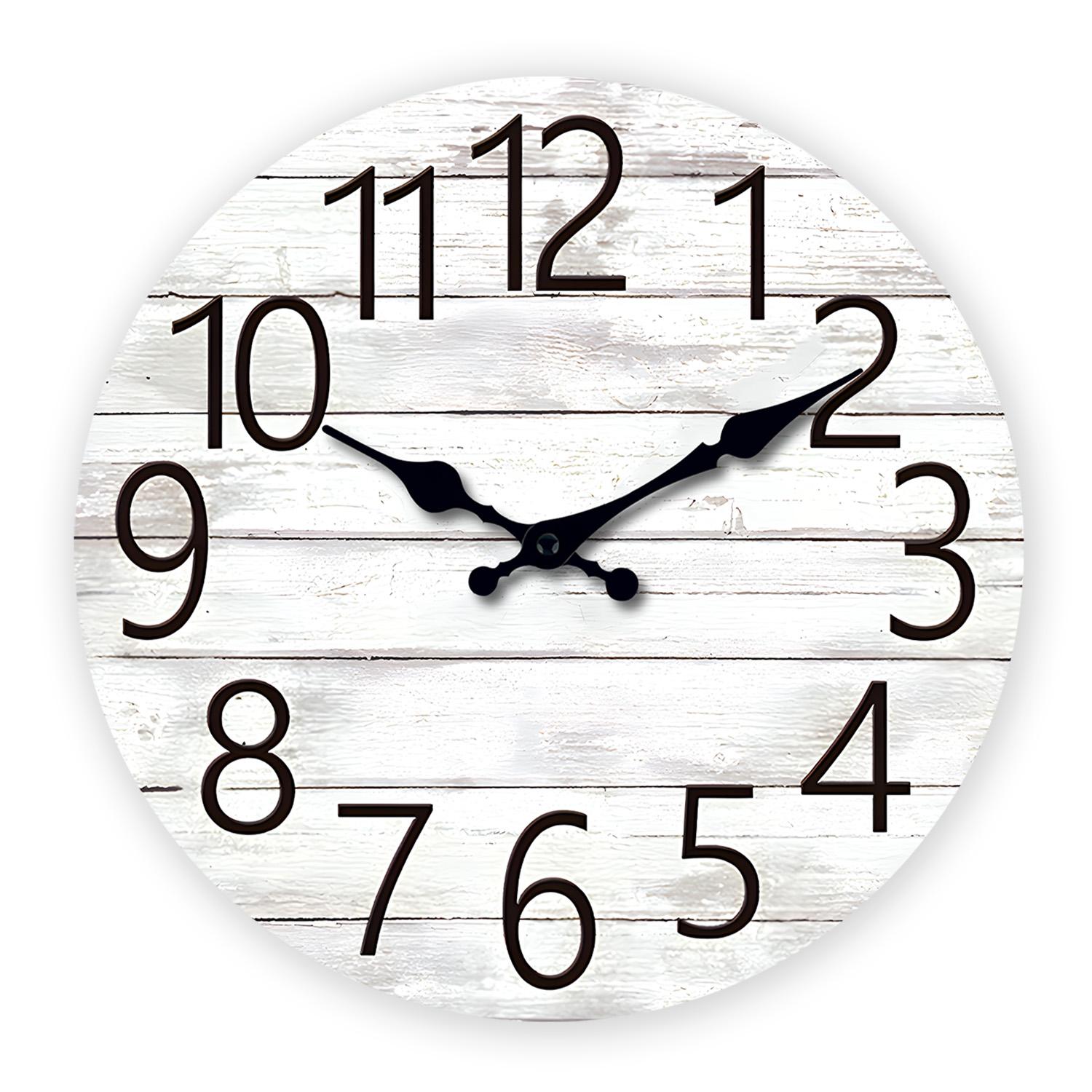 High-Quality Retro High-Quality Simple High-Quality Wooden High-Quality Texture High-Quality Digital High-Quality Pattern High-Quality Wooden (as the picture,10 Inch)