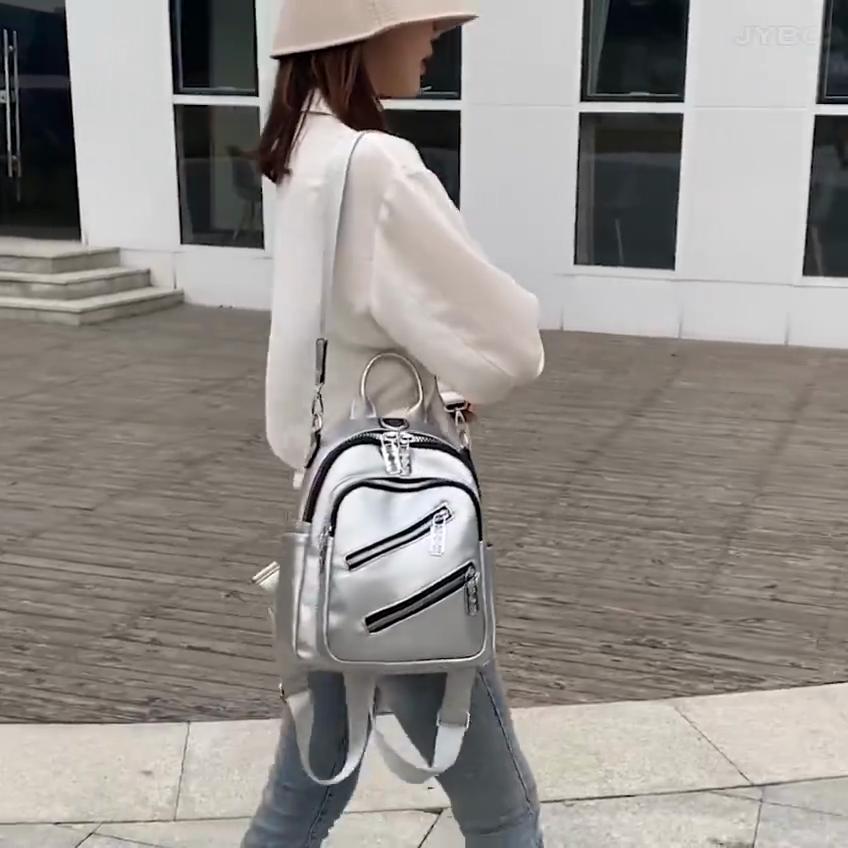 Fashion Women Backpack Designer Pu Leather Travel Back Pack Casual Shoulder Bag High Quality School Bags For Teenagers Girls Sac AVE