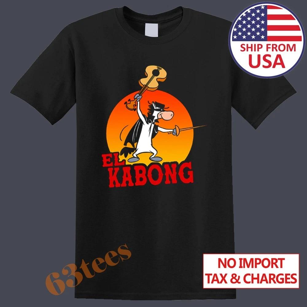 El Kabong Cartoon Men s Black Size S to 5XL S
