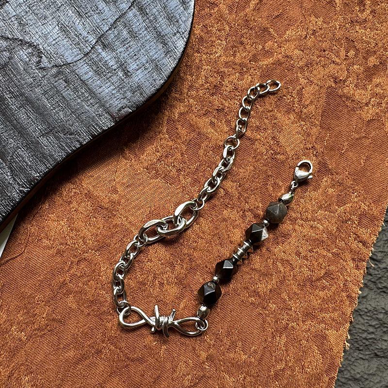 

Браслет Gaga из титановой стали с шипами - Минималистичный унисекс уличный хип-хоп аксессуар