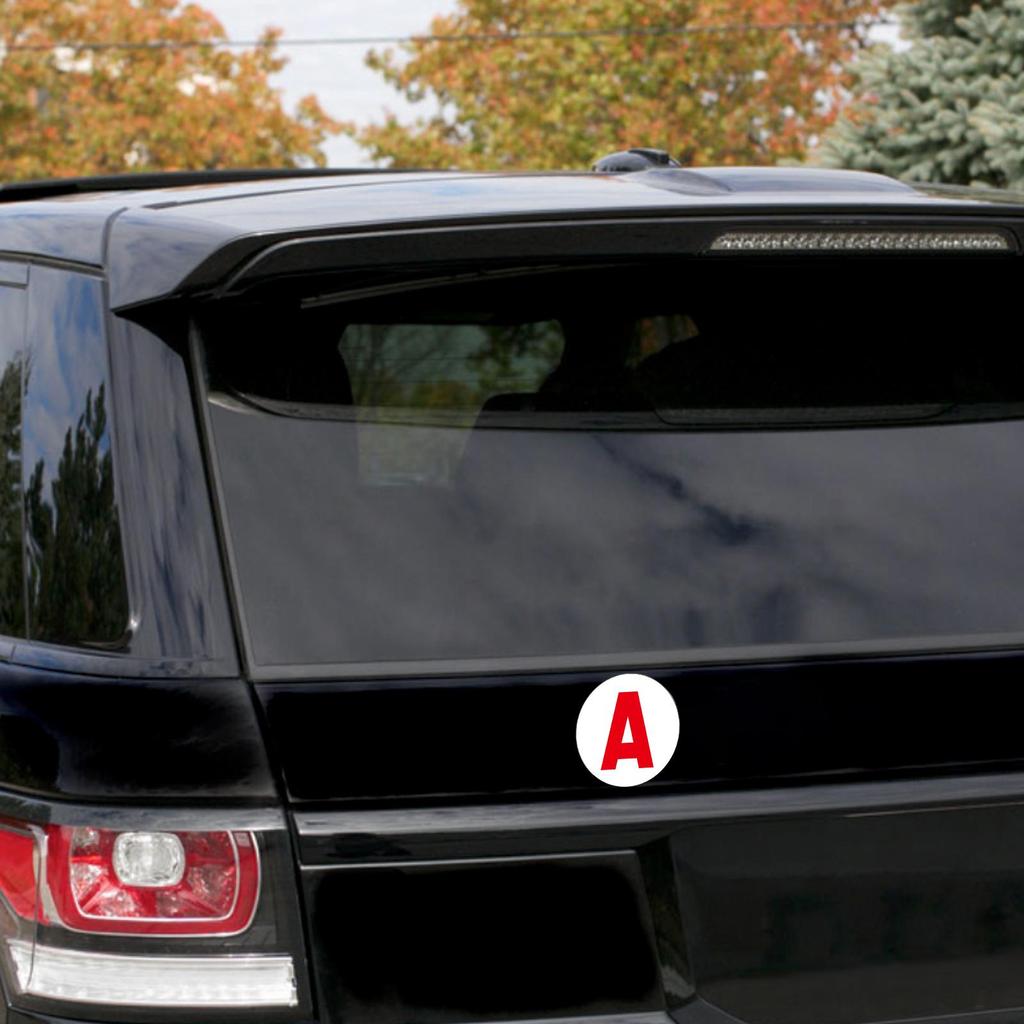 New Driver Magnet French Letter A Learner Driver Sign For Car Removable Bumper Automotive Decal For Teens Adults Student Driving