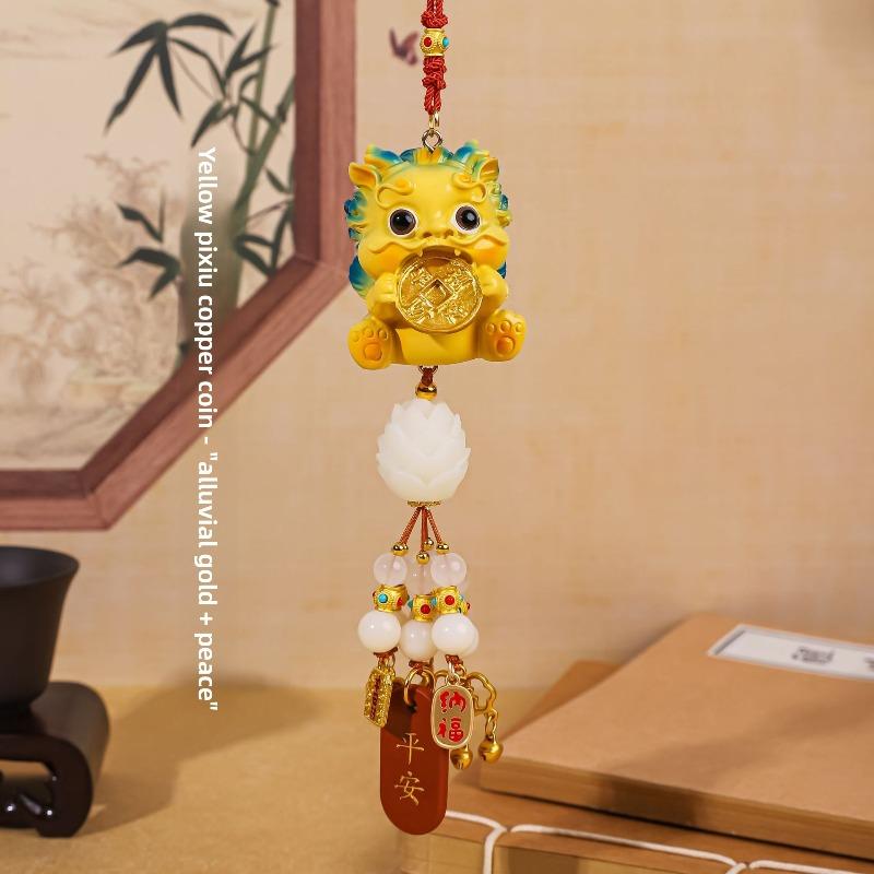 Cute PI Xiu Pendants, Temple Gathering Blessings, Car Interior Decoration Items, Car Rearview Mirrors, Car Pendants