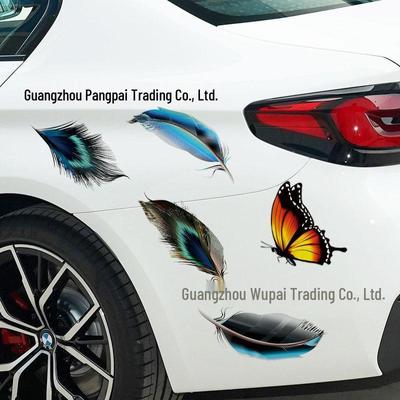 Waterproof Car Feather Scratch Cover Decal for Electric Vehicles