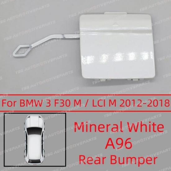 Rear Bumper Tow Hook Cover For BMW 325i 328i 330i F30 M-Sport Sedan 2013-2018