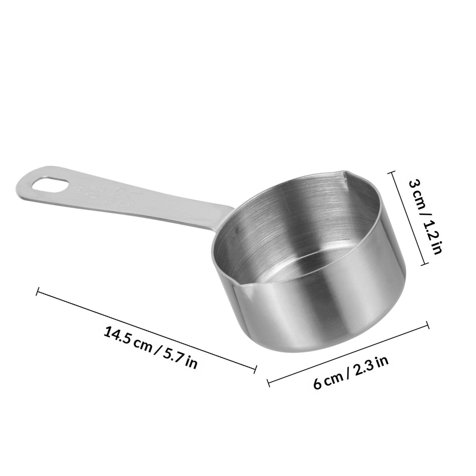 

1Pcs Stainless Steel Sauce Spoon Versatile Kitchen Measuring Spoon for Soup Noodle Sauce Milk Tea Cooking Scooping Hanging Hole