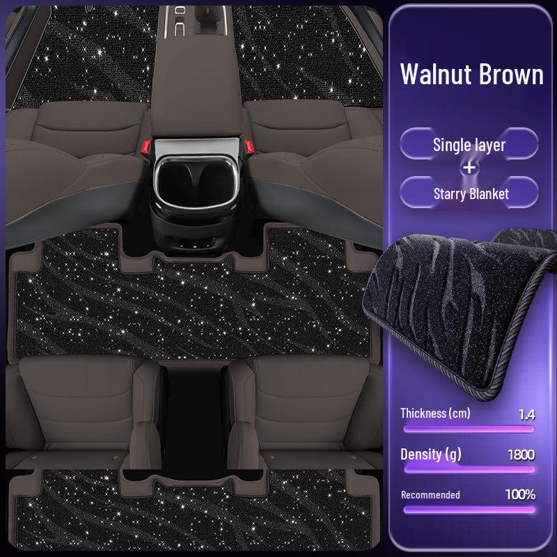 Umweltfreundliche wasserdichte und staubdichte Fußmatten für Starlight 730 - Doppellagiges Auto-Innenzubehör