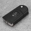 Flip 2 Button Remote Key Fob Case Shell Cover Fit For MAZDA 2 3 5 6 RX8 MX5 2B