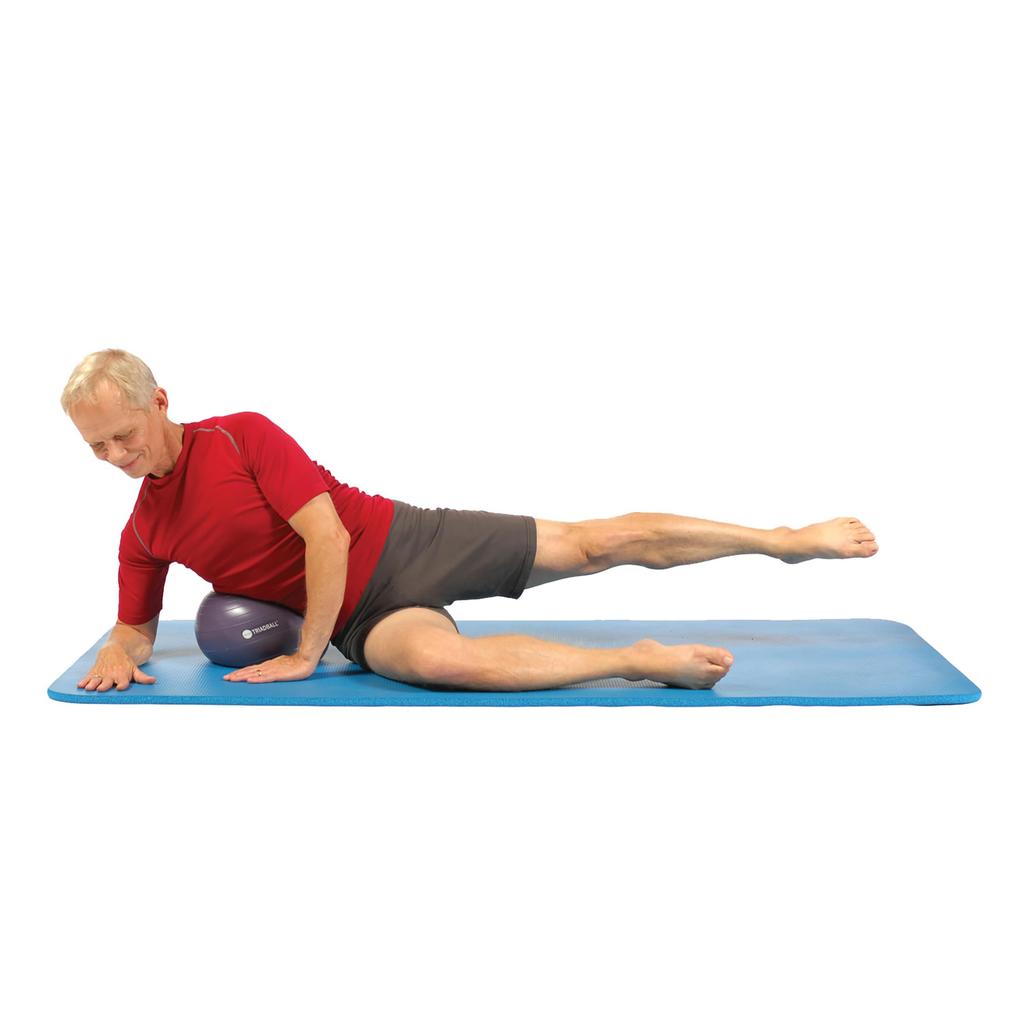 OPTP Triad Ball Diameter Pilates Adjustable Firmness Workout and Yoga Ball for Stability and Core Strength Exercises – 9.5-inch Ball, –