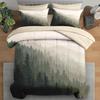Comforter Set Queen Size, Mountain Pine Tree for Kids and Adults, Natural Forest Landscape Bed Sheet Sets 1 Cover+2 Pillowcases