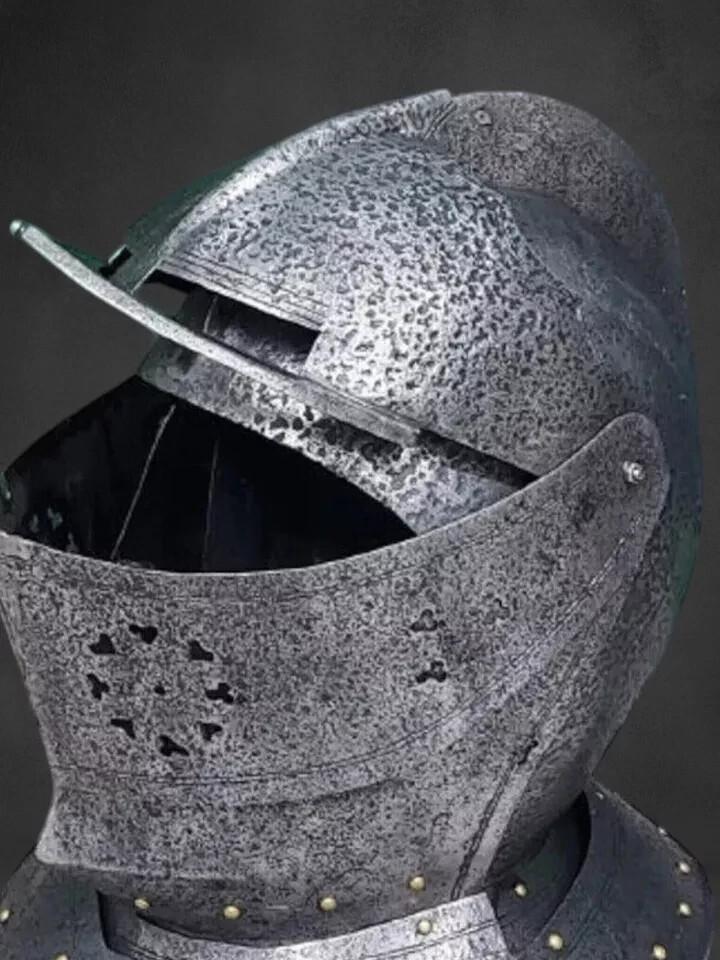 Knight Tournament Close Armor Helmet Medieval Best Look 18GA SCA LARP