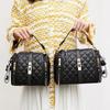 Women's bag new fashion diamond lock bucket bag simple casual shoulder crossbody portable small bag