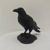 3D Printed Simulation Crow Model Raven Prop Bird Ornaments Craft Crow Statue Crafts  Farm