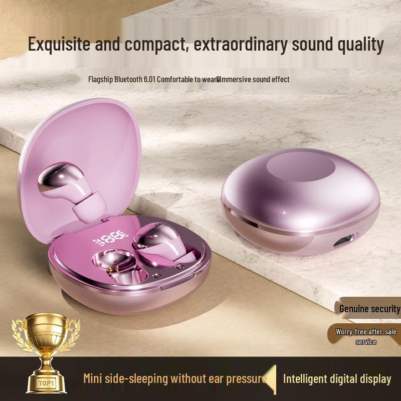 Compact Bluetooth Invisible Sleep TWS Earbuds with Digital Display