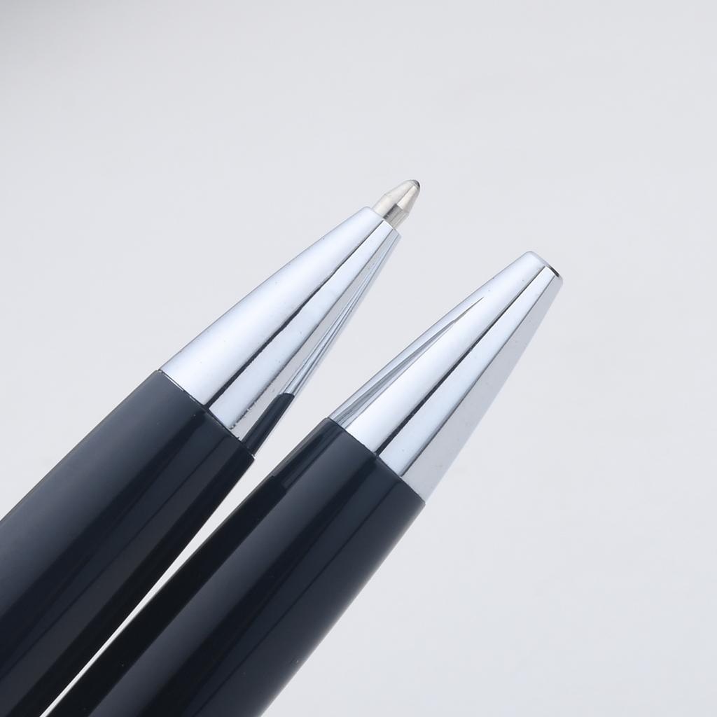 Personalized Luxury Signature Gel Pen Black Metal Roller Ballpoint Pen
