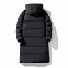 Warme Verdickte Winter Daunenjacke Gestreifte Kapuzen Casual Jacke für Männer und Frauen