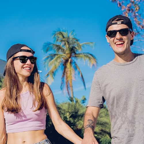 Polarized Sunglasses Men Women Wellington Style Suitable Driving UV Protection Stylish Square Design Hiking Fishing.