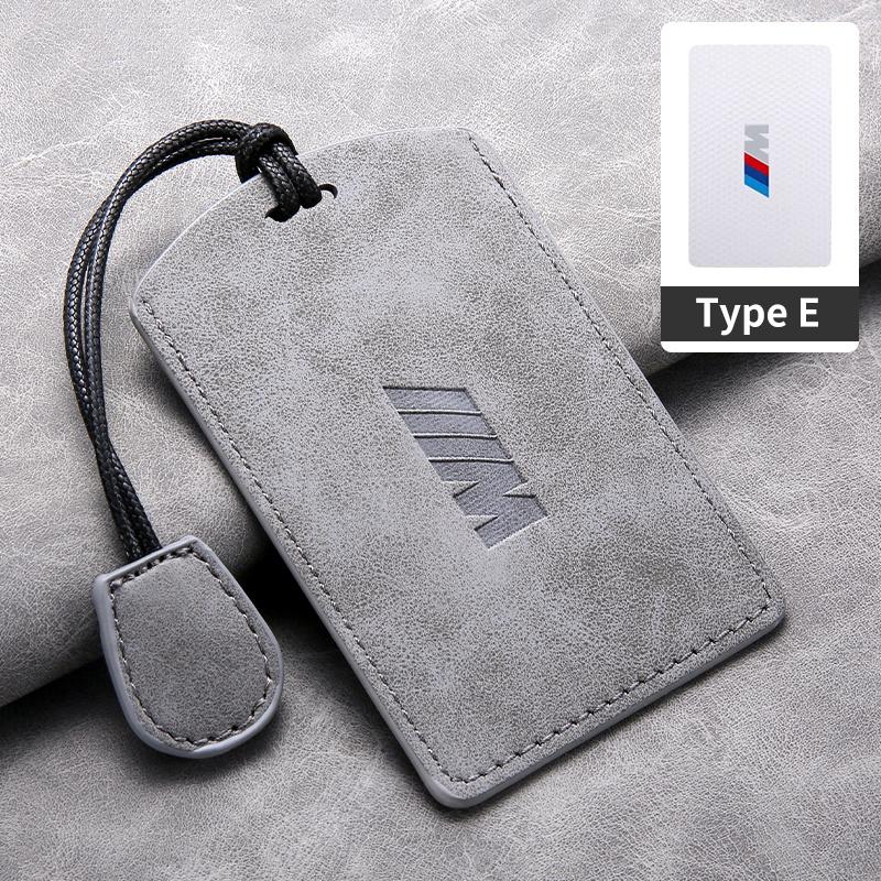 Hot 2025 Suede Leather Car Smart Remote NFC Card Key Case Cover Protection Shell For BMW M 3 5 7 Series X1 X3 X5 X6 X7 535le Acc