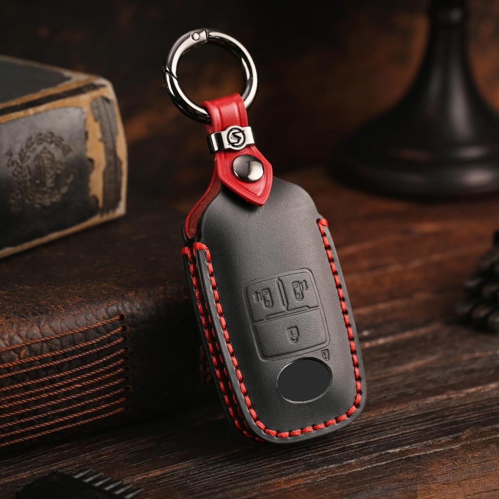 New Roomy Daihatsu Tanto Custom Move Campus Key Cover Atrai New Thor Genuine Leather Key Case Leather TANTO LA650S LA660S Key Cover New Smart Key Case
