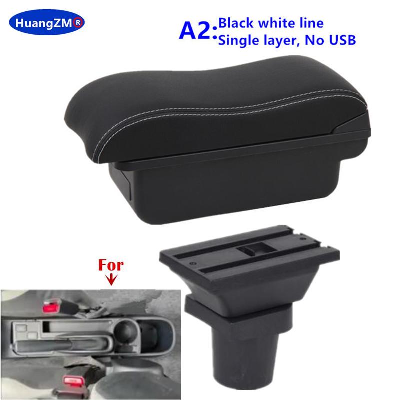 For Toyota Yaris 3 For Toyota Hybrid Yaris Vitz Car Armrest Box Car Storage box interior details USB Charging Car Accessories