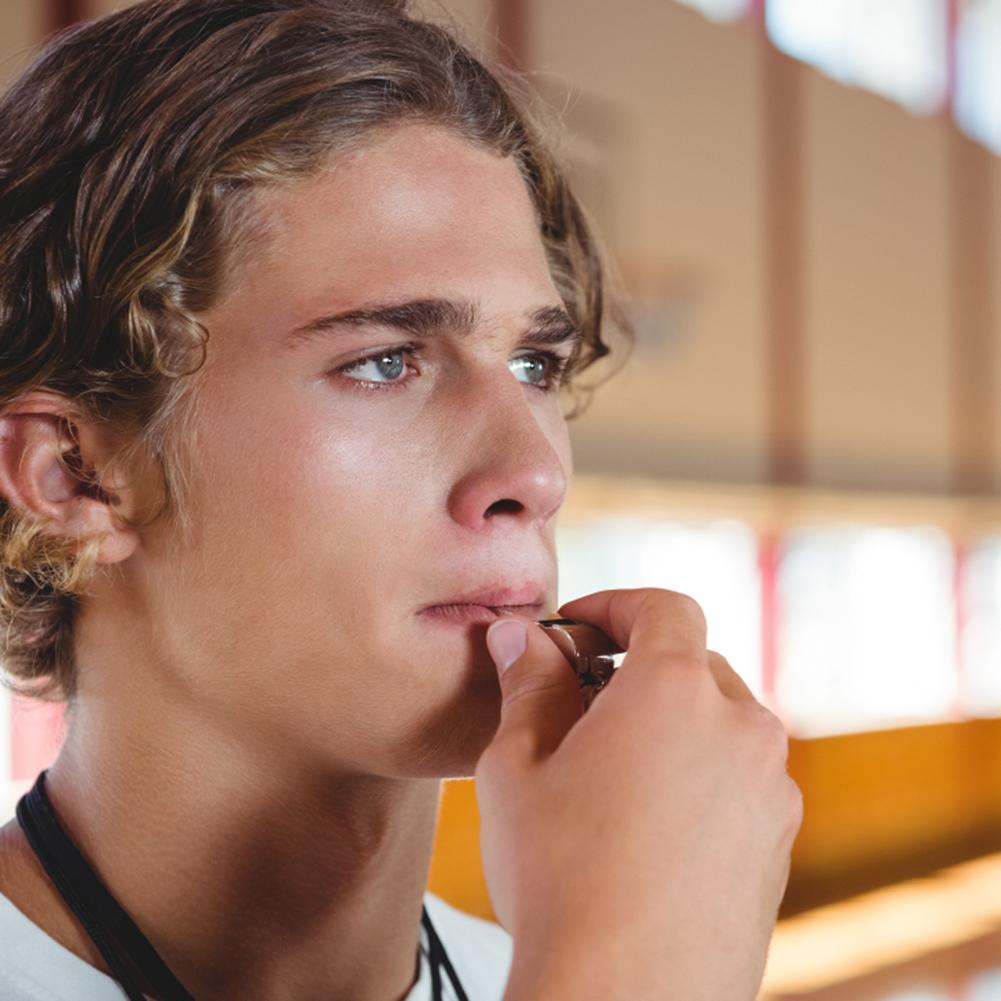 Referee Whistles with Rope Survival Whistle Portable Extra Loud Sports Whistle Multipurpose for Coaches Referees Lifeguards