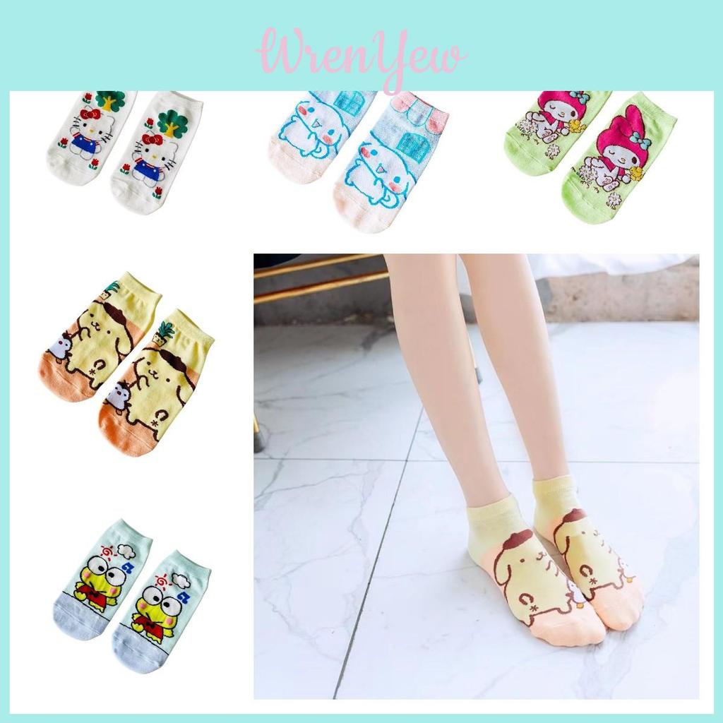 Japanese Style Cartoon Socks Thin And Breathable Adorable Short Socks For Girls Summer Low Cut Socks Characters)
