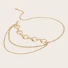 Waist Chain Moon Two Layers Of Chains Versatile Accessories For Women Clothing